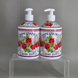 Home and Body Co Hand Soap Unisex 21.5oz Pomegranate Deruta Vesta 2 Pack New